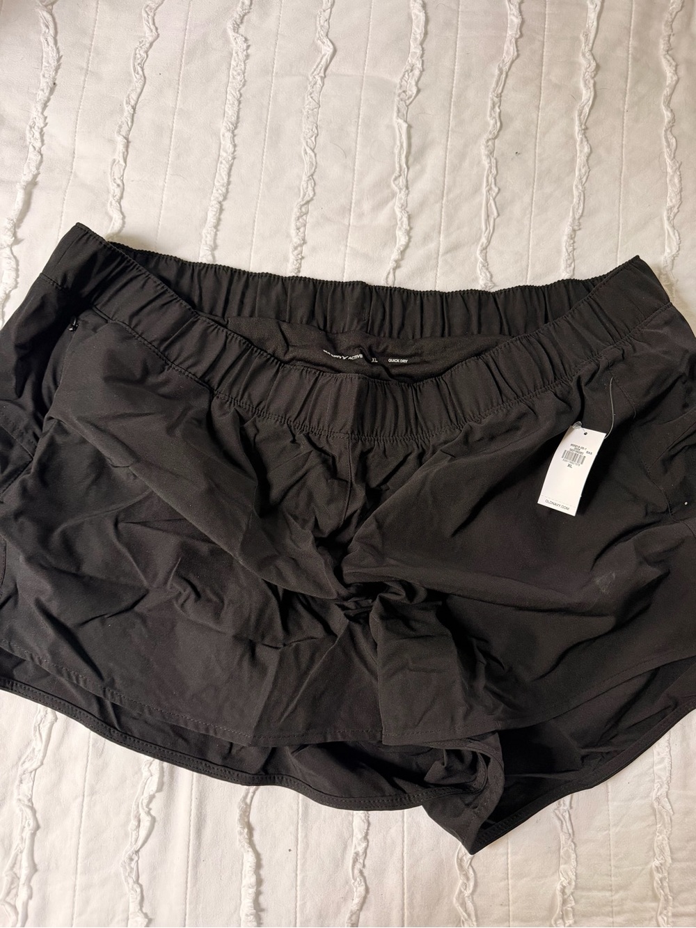 Old Navy Black Athletic Shorts with Elastic Waist